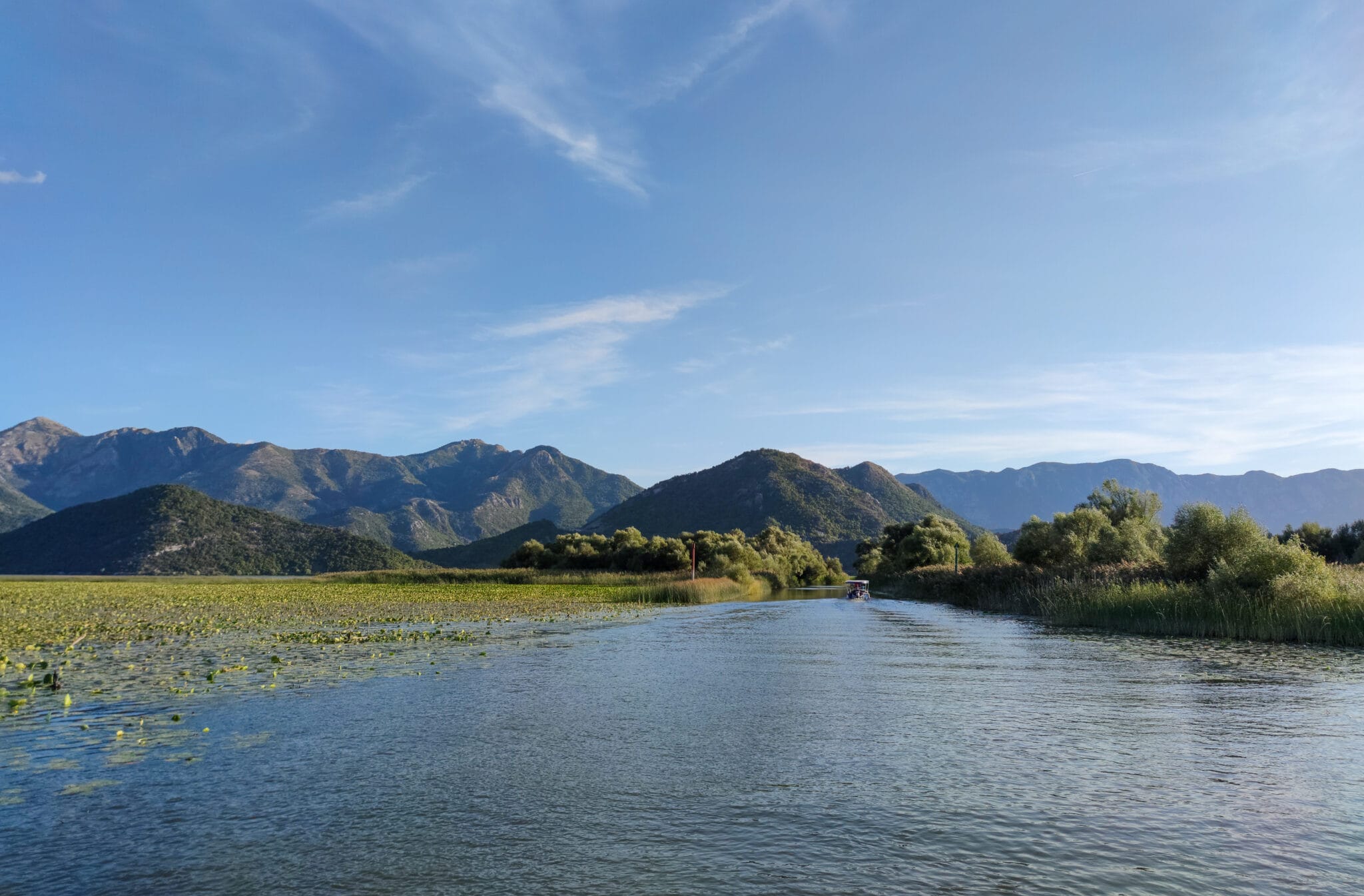 Skadar lake in Montenegro