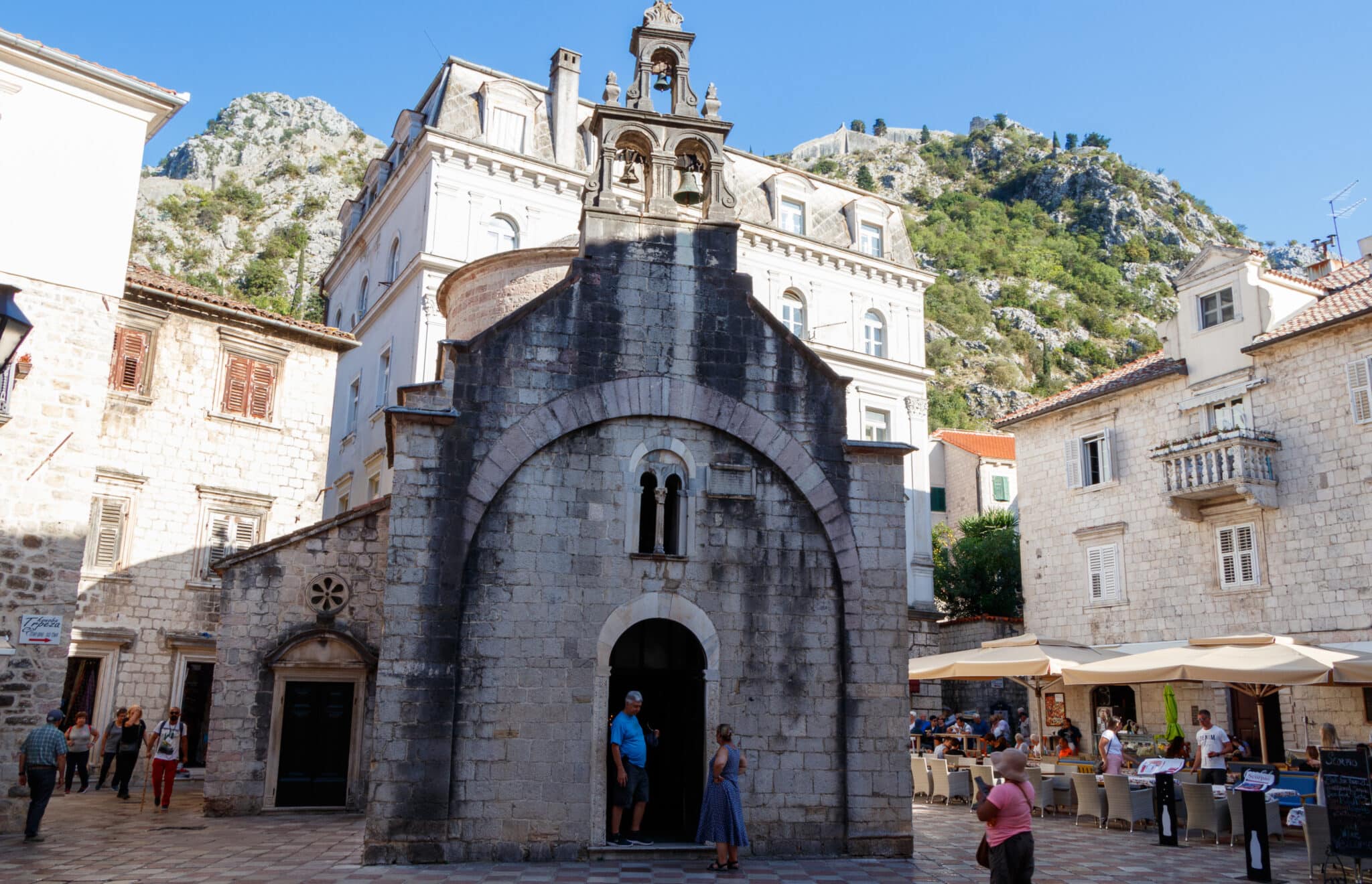 St. Luke's Church in the Kotor Old Town in Montenegro