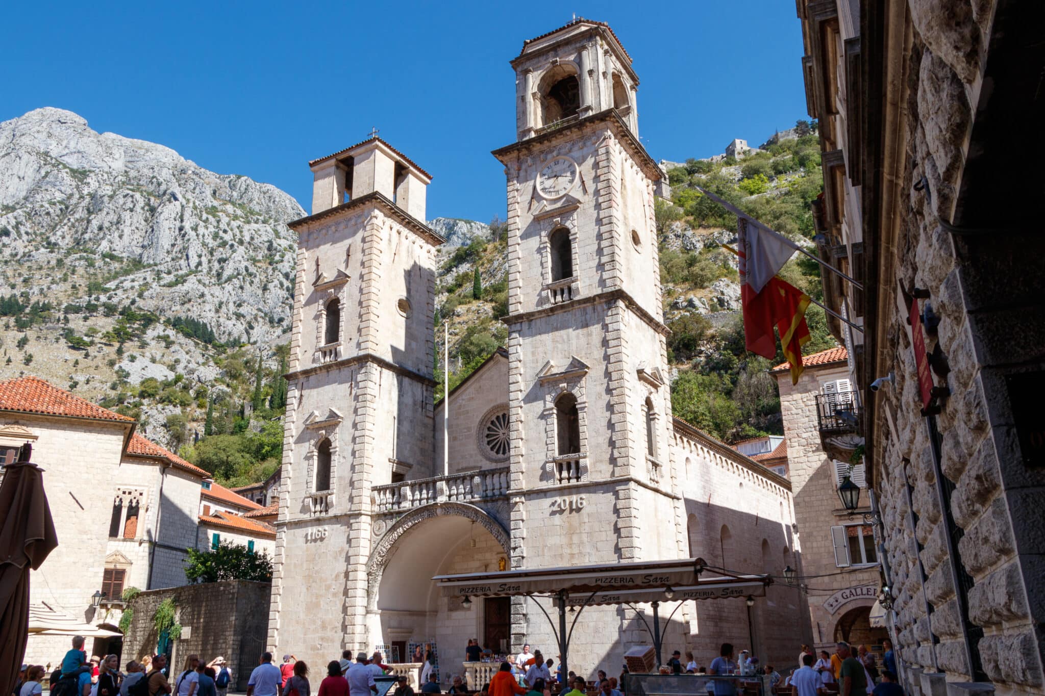 St. Tryphon Cathedral in the city of Kotor in Montenegro